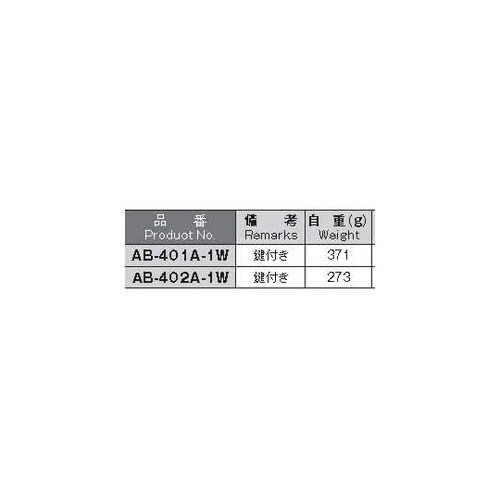 AB−402A−1W 二重ロックハンドル