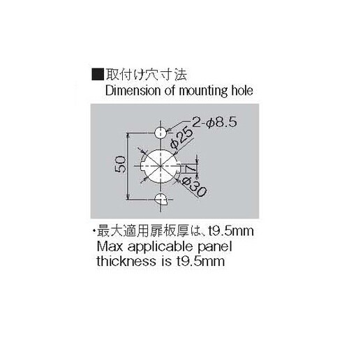ABP−901V−1 L型樹脂ハンドル