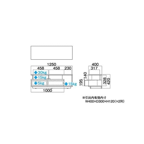 TV−EL125B 薄型テレビ専用ラック