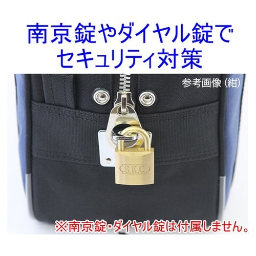 帆布メール用ボストン 緑 馬蹄錠金具付