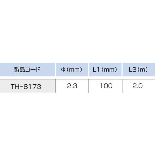 TH−8173 温度センサー 先端溶接