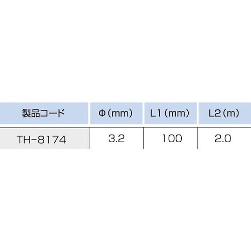 TH−8174 温度センサー 先端溶接