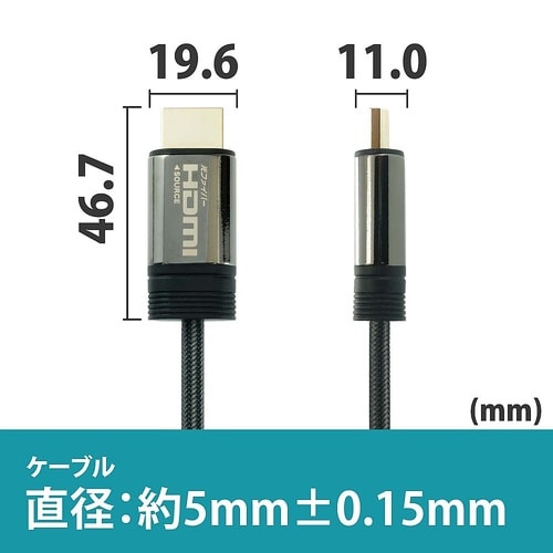 光ファイバー HDMIケーブル 75m