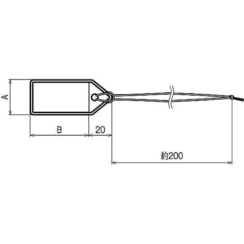 ケーブルタグ 1箱(100枚入) KTA