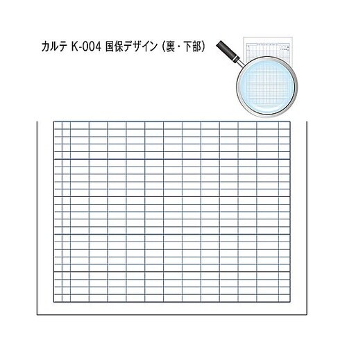 カルテ3号 A4 70kg 国保 会計付