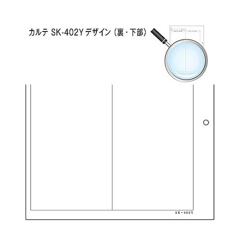 カルテ2号 A4 SK−402Y 穴あき