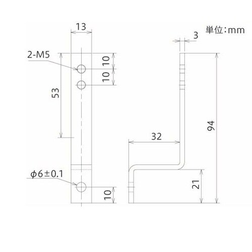 ミニ金具 ニッケル S−6B 10個入