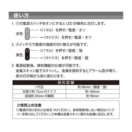 金属探知機 EMD−30