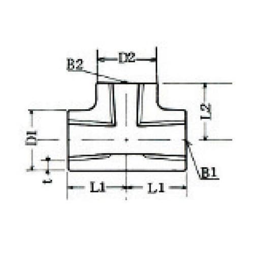 銅合金 異径チーズ BS RT3/8x1