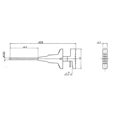 ICリード(ピッチ1.27mm)用マイク