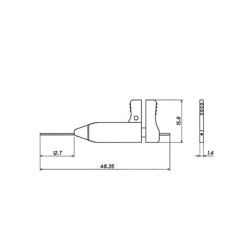 ICリード(ピッチ0.3mm)用ナノクリ