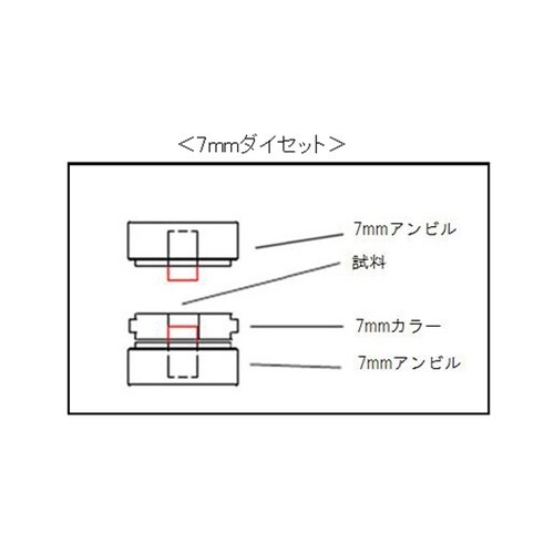 φ7mm錠剤成型用ダイセット 161−1