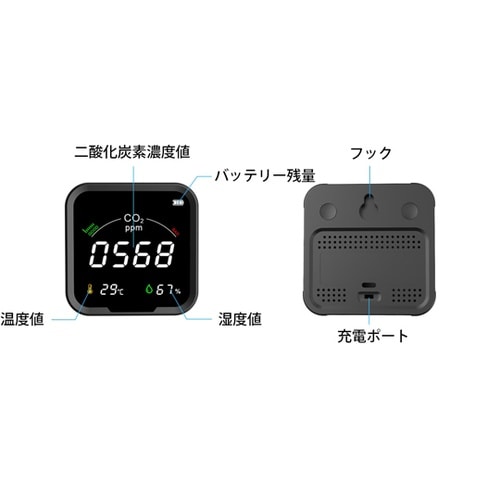 二酸化炭素濃度計 PTH−9C