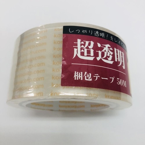 超透明OPPテープ 48mm×50m 箱