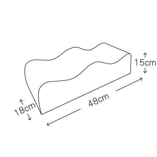 CKL ベロア 足専用山型/ブラウン V