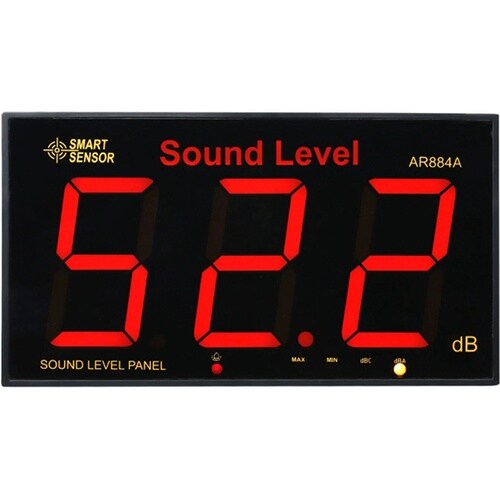 壁掛けデジタル騒音計 AR884A