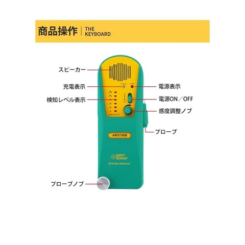 ハロゲンガスSF6ガス検知器 AR575