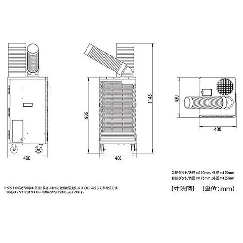 AC100V スポットクーラー(一口型)