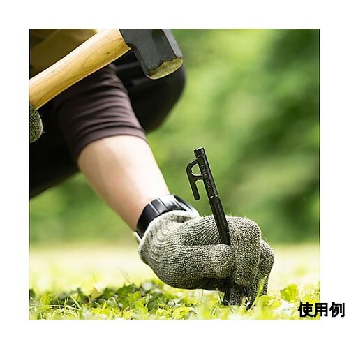 φ7x200mm ペグ(鍛造スチール製/