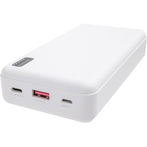 モバイルバッテリー 20000mA 白