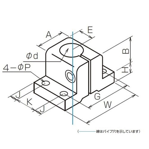 マルパイジョン φ12シリーズ 垂直穴左