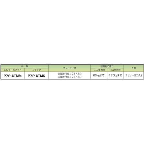 ピタ7 ストッパーP(Mサイズ) ブラッ