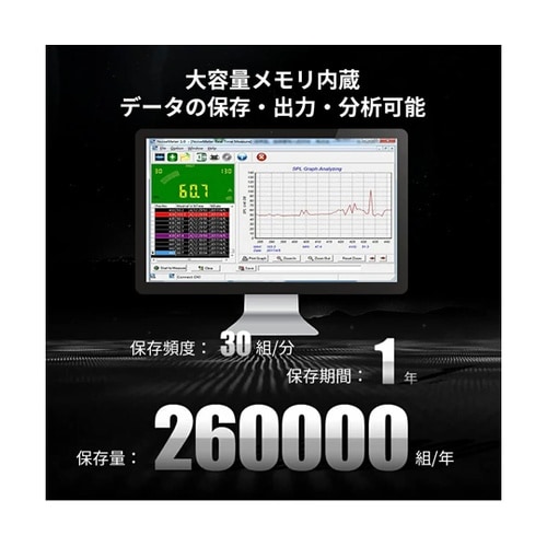 リチウム電池内蔵 データロガー機能付 壁