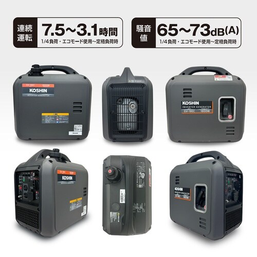 インバーター発電機 1.8KVA GV−