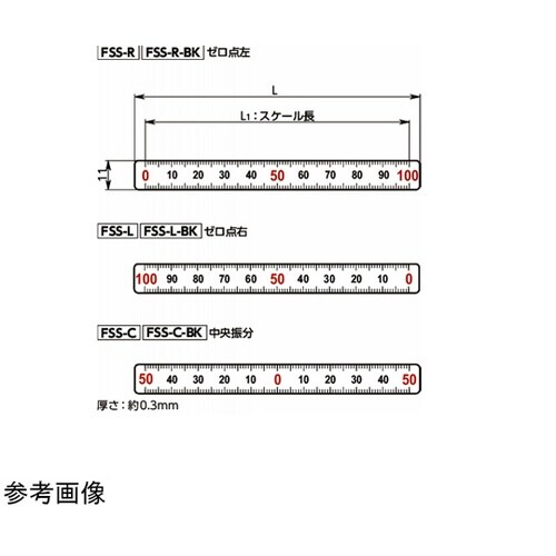 スケールステッカ(横型) FSS FSS