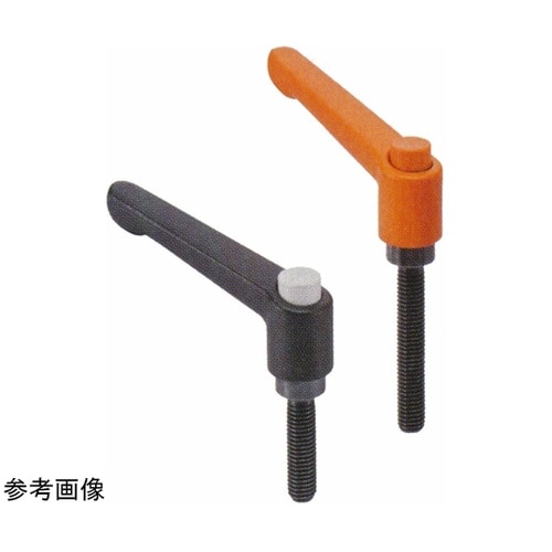 クランプレバー 操作ボタンつき(おねじ)