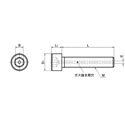 ネジコム(真空装置用ねじ) 六角穴付きボ