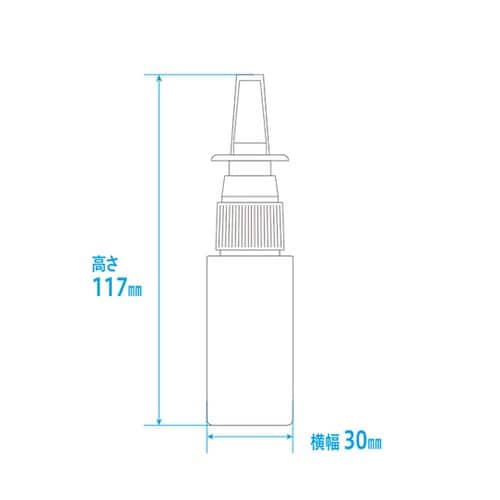 点鼻容器 30mL 半透明PP 滅菌 1