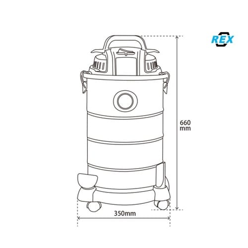 乾湿両用バキュームクリーナー30L RX