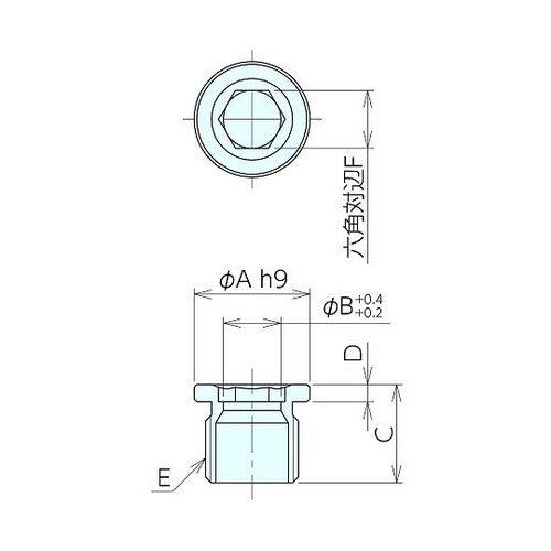 ホールファスナー プッシュホールド用ブッ