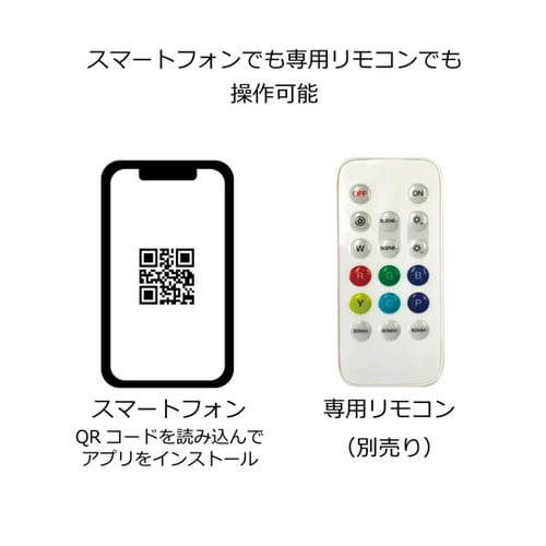 高性能LED投光器 30W RGB ホワ