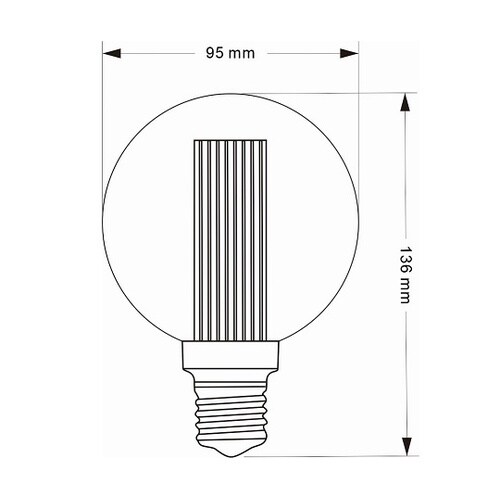 LEDボール型ランプ (1800K/電球