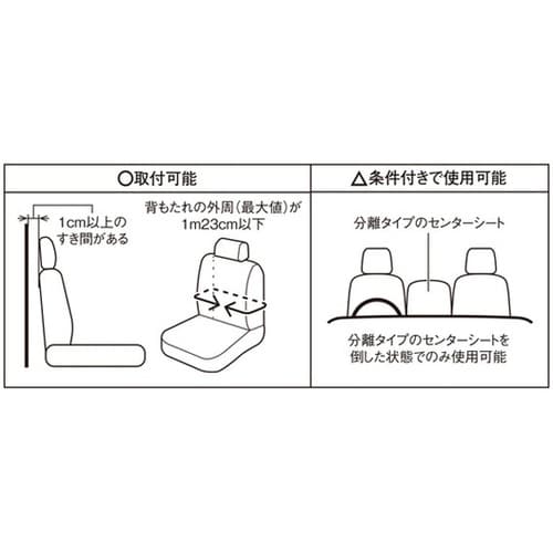 トラック用 助手席ポケット ブラック(小