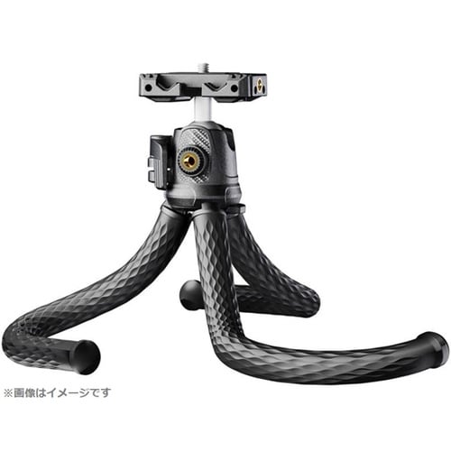 スマホ・カメラ兼用 フレキシブル三脚 ブ
