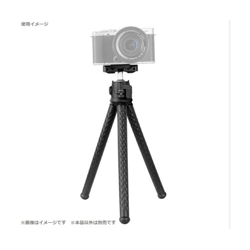 スマホ・カメラ兼用 フレキシブル三脚 ブ