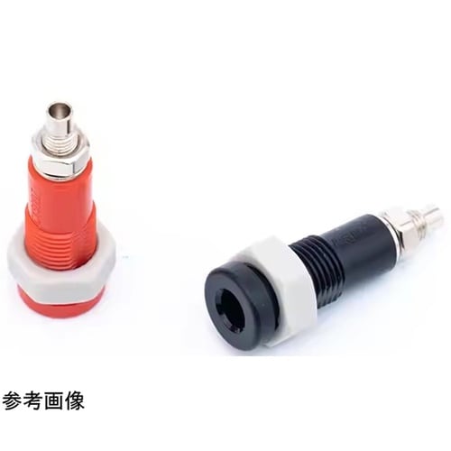 ターミナル 4mm 黒 AC30V DC