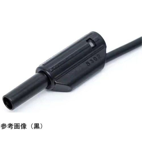 セーフティ バナナプラグ 赤 S302−