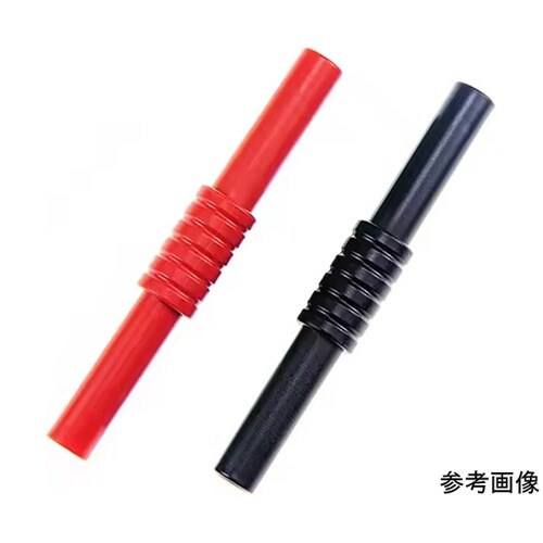 バナナプラグ メス−メス 4mm 赤 S