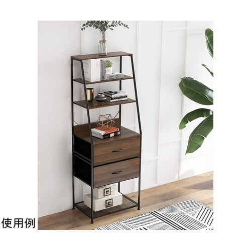 梯子形状の収納家具 2段オープンラック