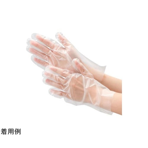 ポリエチレン手袋 クリア Lサイズ 10