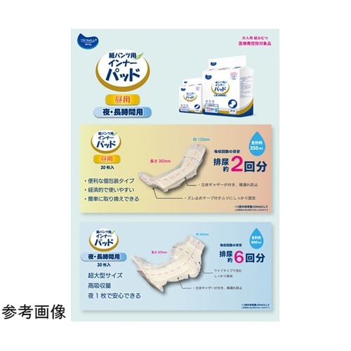 紙パンツ用インナーパッド夜用 900cc