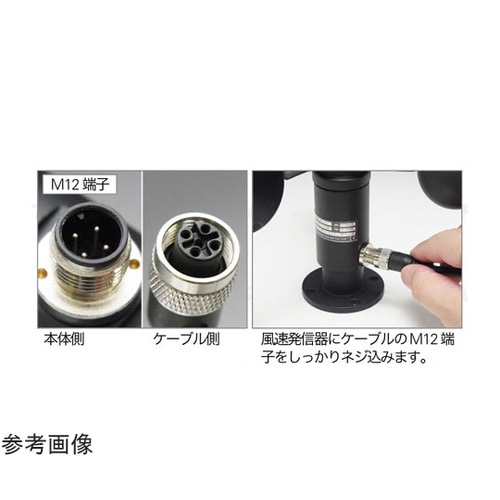 風杯型風速計(風杯型風速発信器+パネルメ