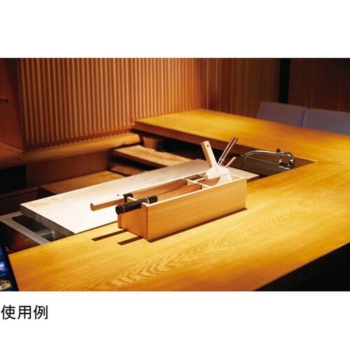 ひのき・包丁&料理箸置き箱 10318