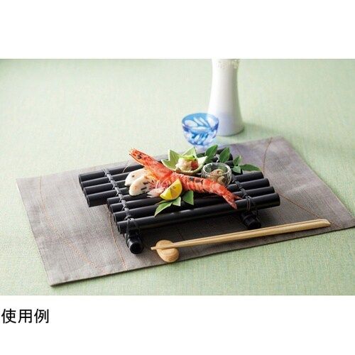竹端材筏盛(黒塗ツヤ消し) 大 2266