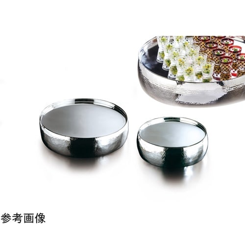 ステンレス槌目 太鼓型盛器(大) 239