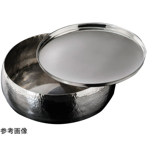 ステンレス槌目 太鼓型盛器(大) 239